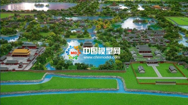 大型皇家園林沙盤模型重現圓明園昔日輝煌
