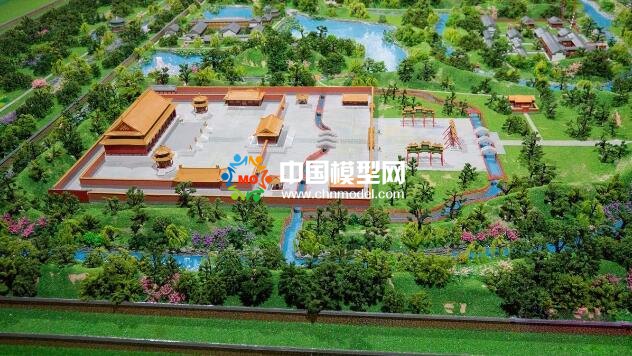 大型皇家園林沙盤模型重現圓明園昔日輝煌