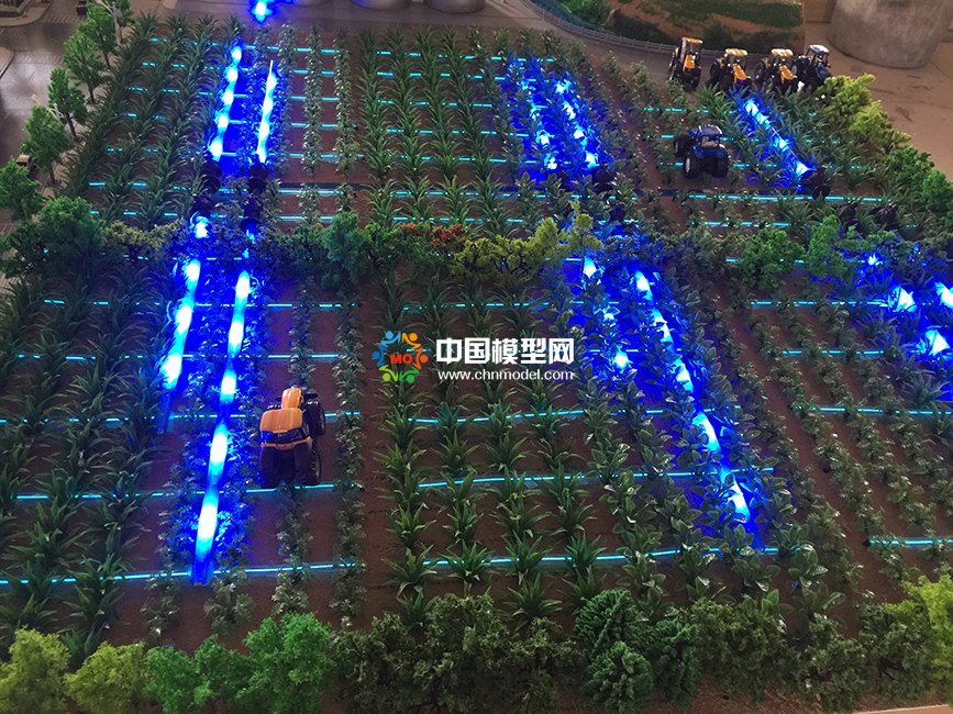 智慧農業模型 ,智慧農業科技大棚展示模型
