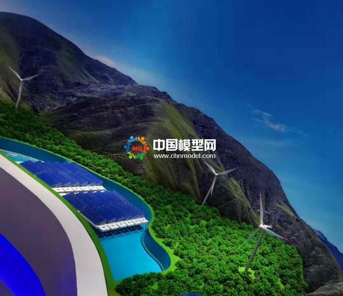 光伏風電新能源場景沙盤模型