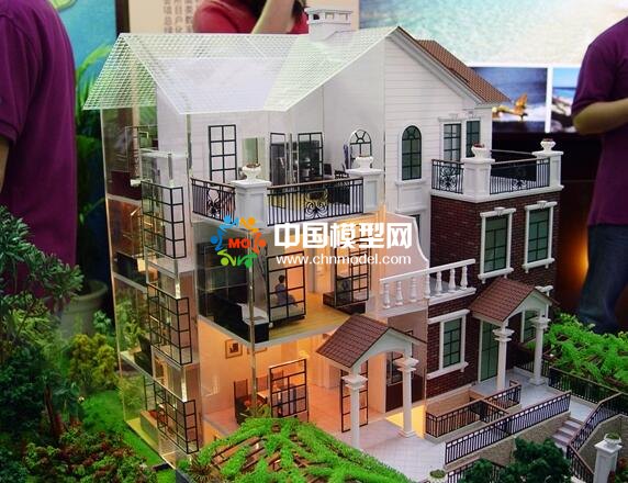 別墅建筑模型材質(zhì)工藝決定模型最終效果