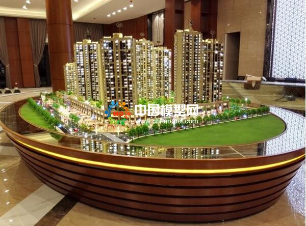 售樓部建筑沙盤模型有講究，要求高檔大氣吸睛