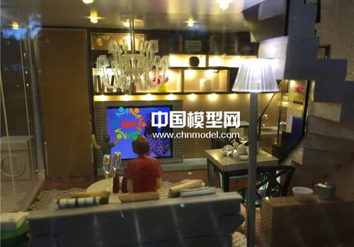 精工細制的別墅沙盤模型
