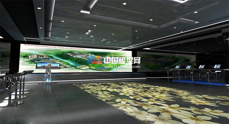 電子沙盤也是沙盤模型的一類，展示信息量更大