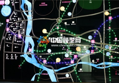 房地產區位壁掛沙盤模型