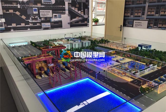 智能物流演示沙盤模型