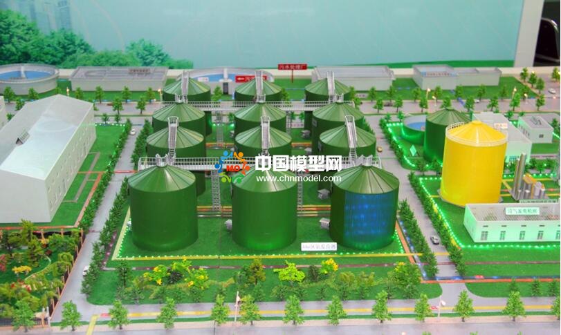 畜禽糞便及污水綜合利用工藝沙盤模型