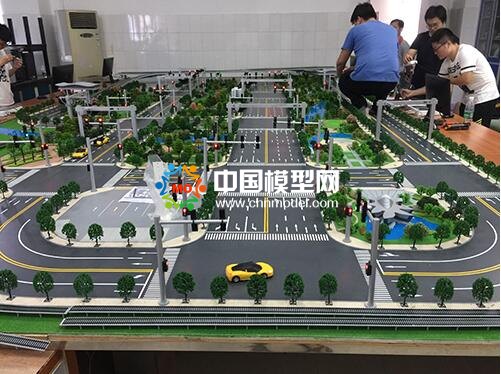 智慧城市交通模擬仿真教學(xué)沙盤模型