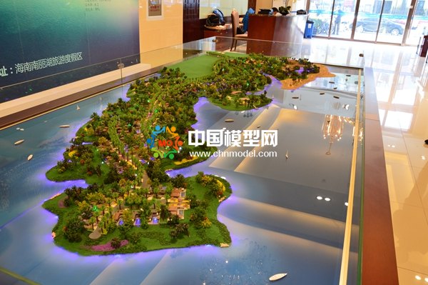 南麗湖旅游度假區規劃沙盤模型