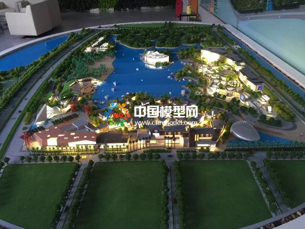 濕地公園規劃沙盤模型