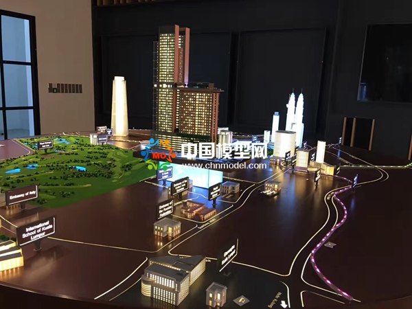 馬來西亞檳城遠景規劃沙盤模型