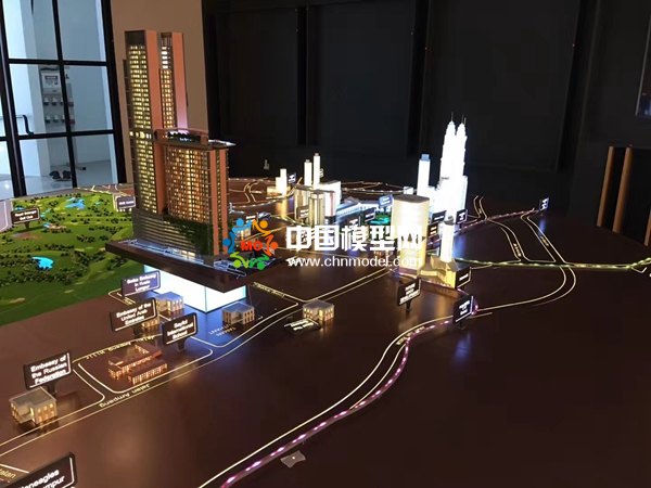 馬來西亞檳城遠景規劃沙盤模型