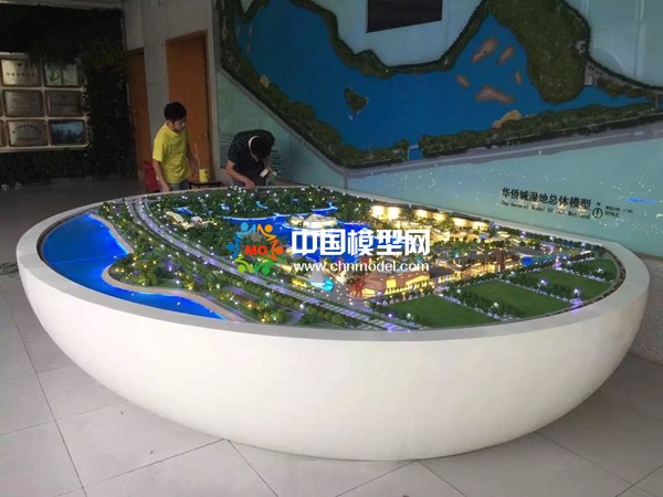 濕地公園規劃沙盤模型