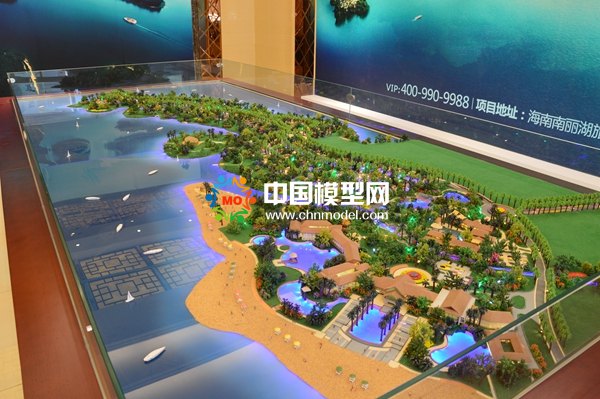 南麗湖旅游度假區規劃沙盤模型