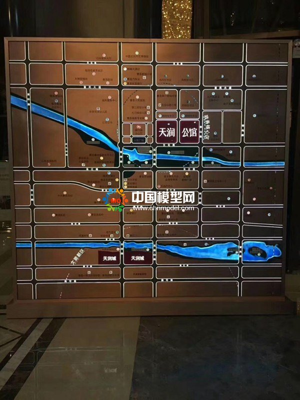 天潤國際公館售樓建筑模型