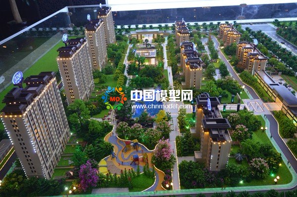 新都會項目建筑模型