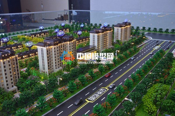 新都會項目建筑模型