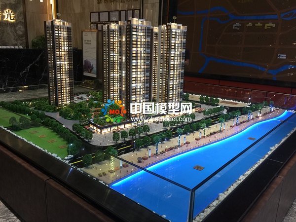 濱江時(shí)光園樓盤(pán)沙盤(pán)模型