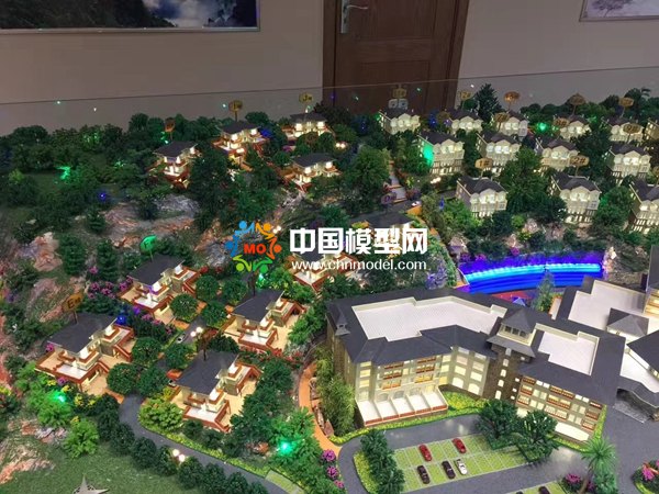 白云美佳別墅建筑模型
