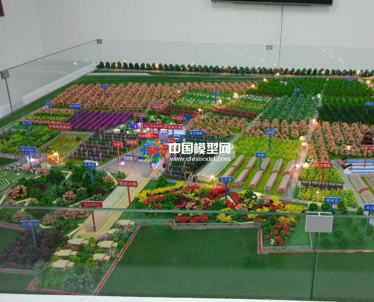 農業旅游觀光生態莊園沙盤模型