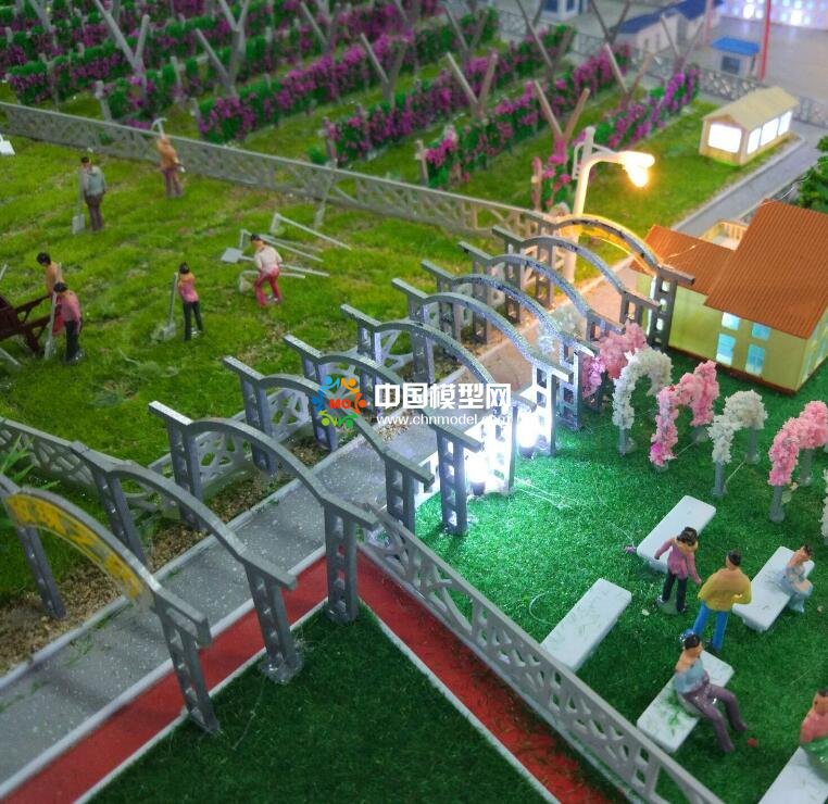 農業旅游觀光生態莊園沙盤模型