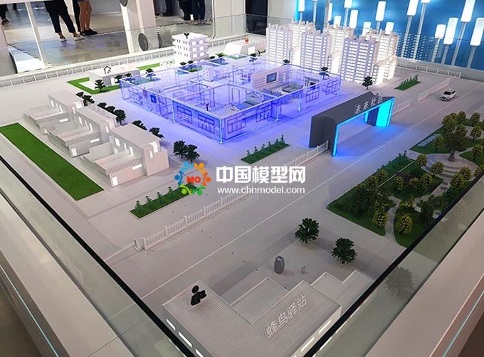 未來社區智慧生活沙盤模型
