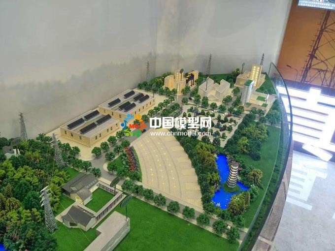環保新能源輸變電沙盤模型
