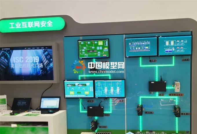 工業互聯網安全態勢感知平臺沙盤模型