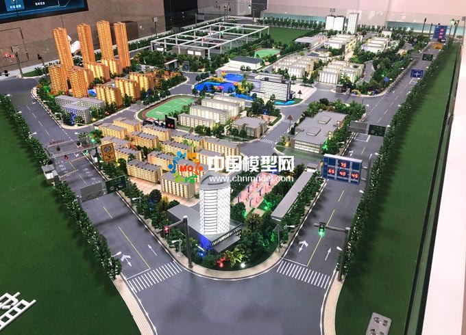 學院智能交通實訓系統沙盤模型