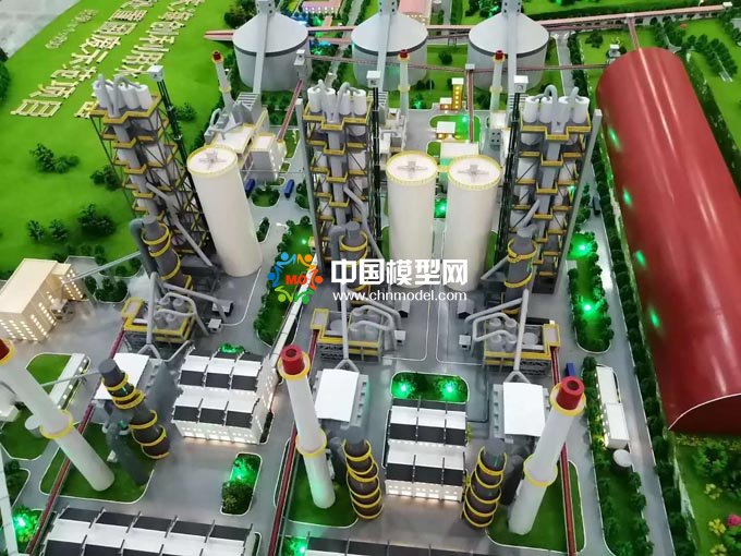 海螺水泥窯綜合利用固廢危廢項目沙盤模型