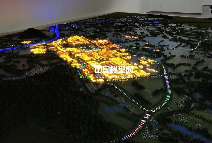 山下湖鎮特色小鎮沙盤模型