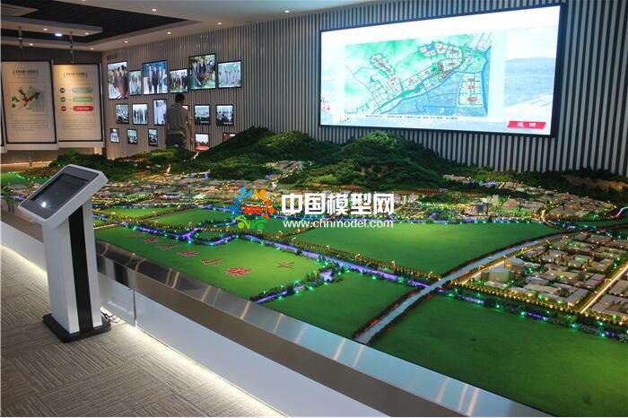 中國美妝小鎮規劃沙盤模型