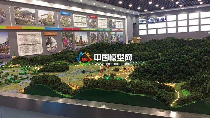 道場鄉(xiāng)美麗鄉(xiāng)村示范樣板區(qū)沙盤模型