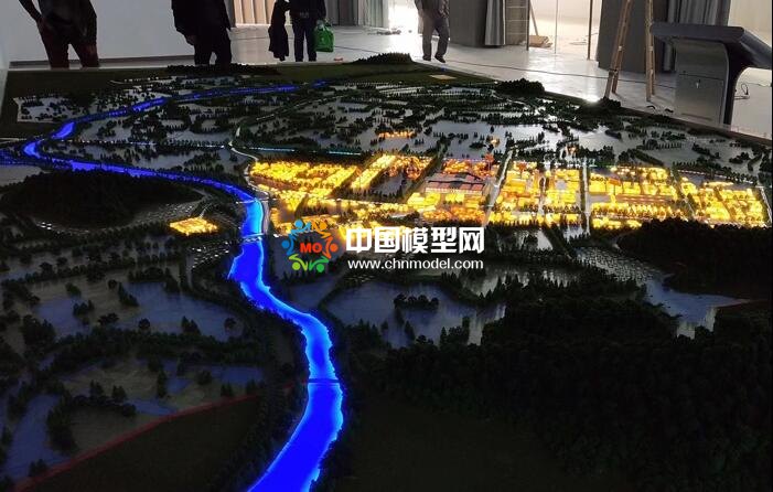 山下湖鎮特色小鎮沙盤模型