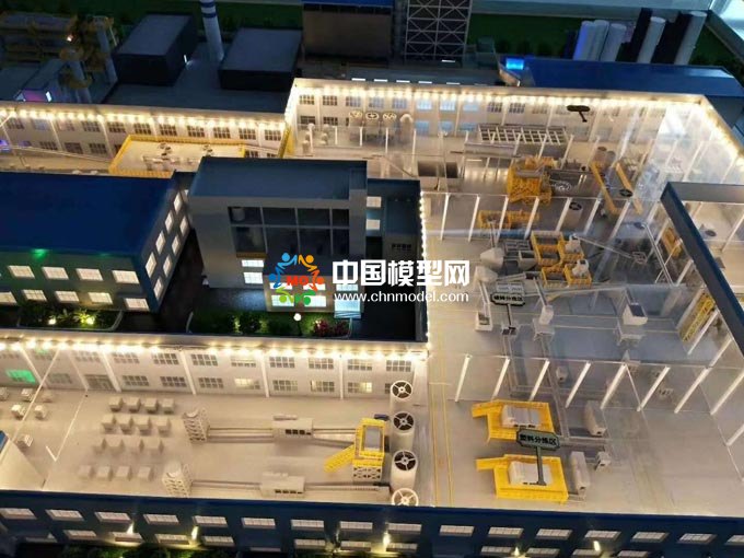 工廠生產線工藝流程沙盤模型