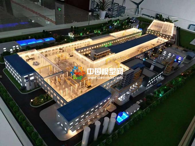 工廠生產線工藝流程沙盤模型