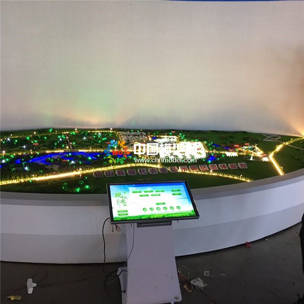 現代農業示范基地沙盤模型