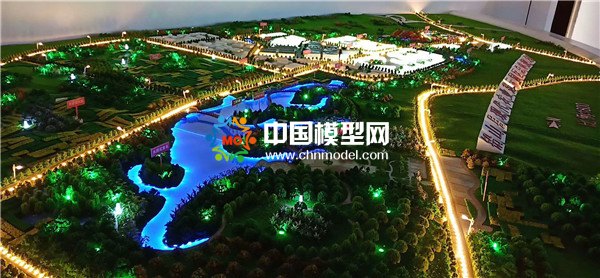 現代農業示范基地沙盤模型