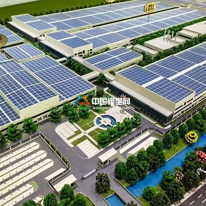 太陽能光伏屋頂發電沙盤模型