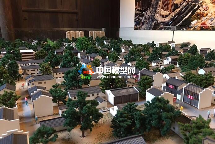 老街沙盤模型，復原模型