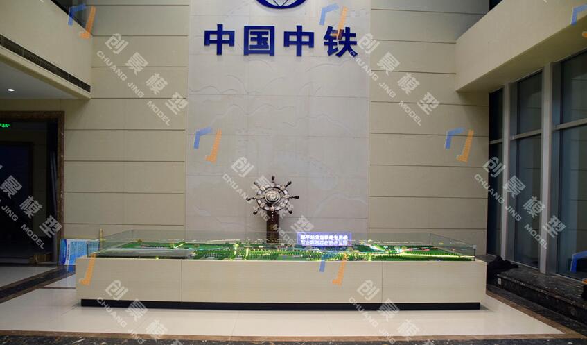 貨運鐵路專用線沙盤模型