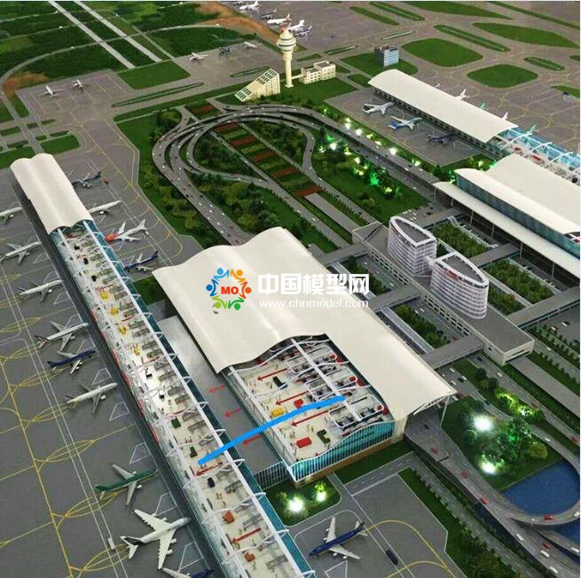 機場沙盤模型