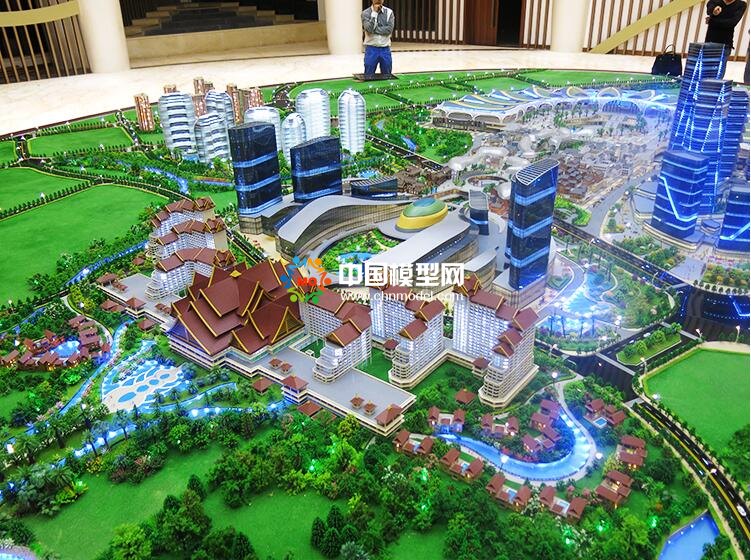 滇池國際會(huì)展公園沙盤模型
