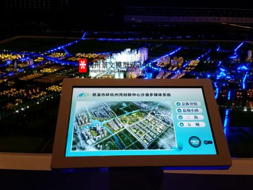 城市遠(yuǎn)景沙盤模型運用了大量高科技參與展示