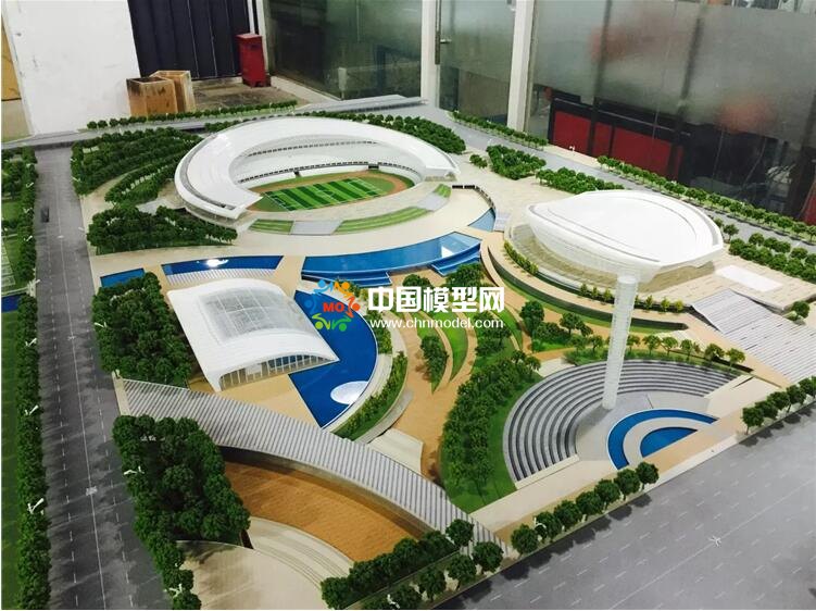 體育館模型，體育場沙盤
