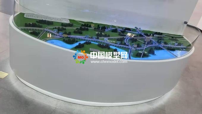 高速互通沙盤模型，高架橋沙盤模型，高速公路沙盤模型