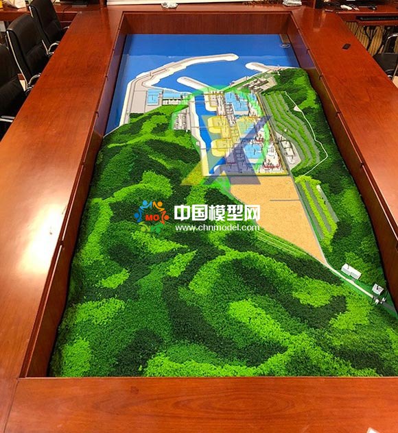 陽江核電站廠區(qū)沙盤模型