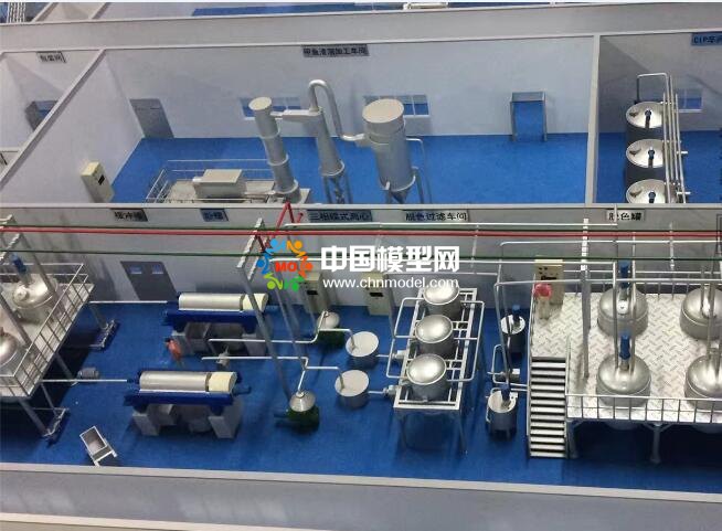 水產(chǎn)品深加工生產(chǎn)線沙盤(pán)模型