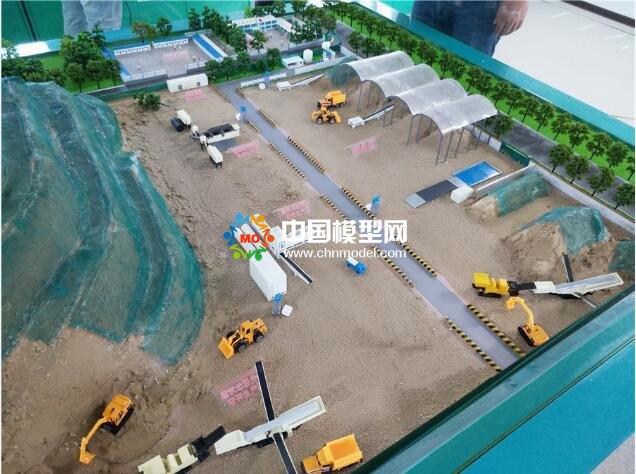 建筑垃圾再利用沙盤模型