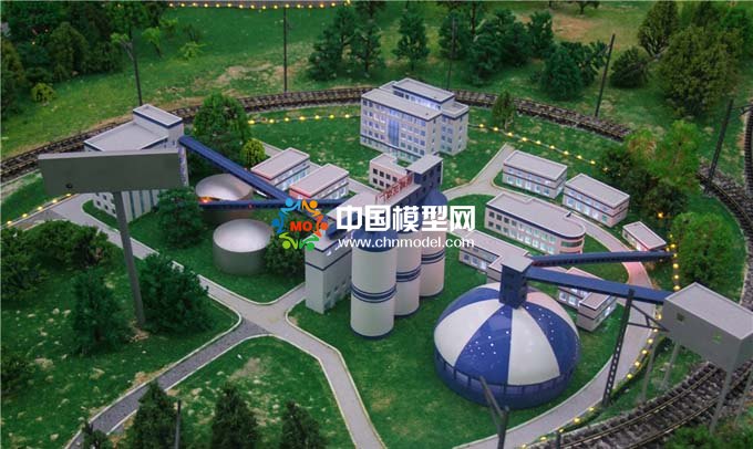 煤電循環(huán)利用沙盤模型